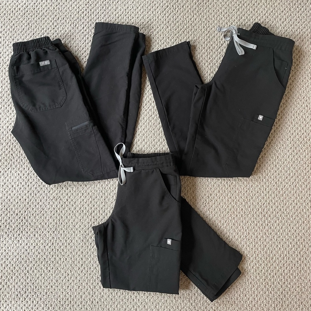 Black Jogger Pants with Drawstring